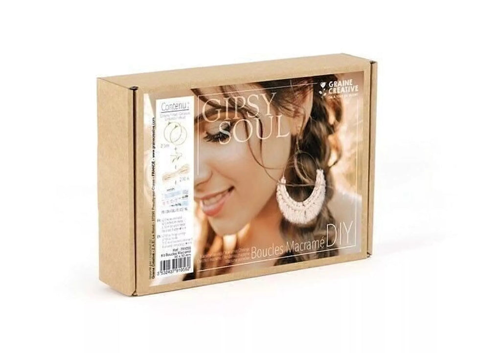 Kit Macramé - Boucles d'Oreilles