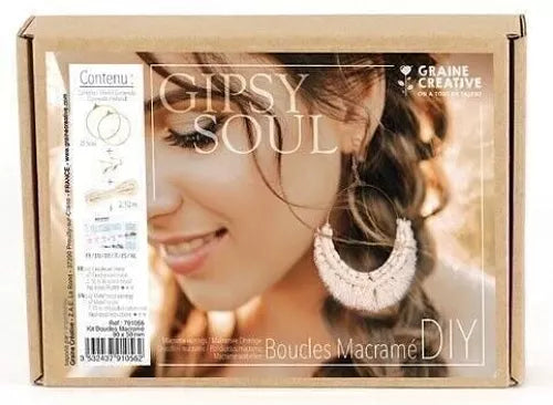 Kit Macramé - Boucles d'Oreilles