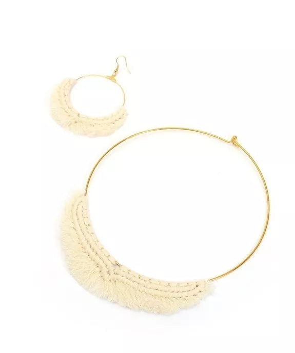 Kit Macramé - Boucles d'Oreilles
