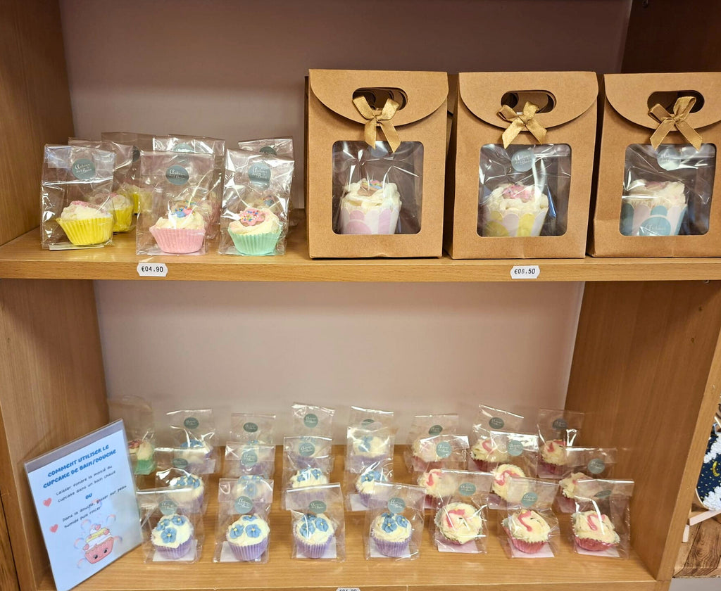 Mini Cupcakes de Bain/Douche Hydratants