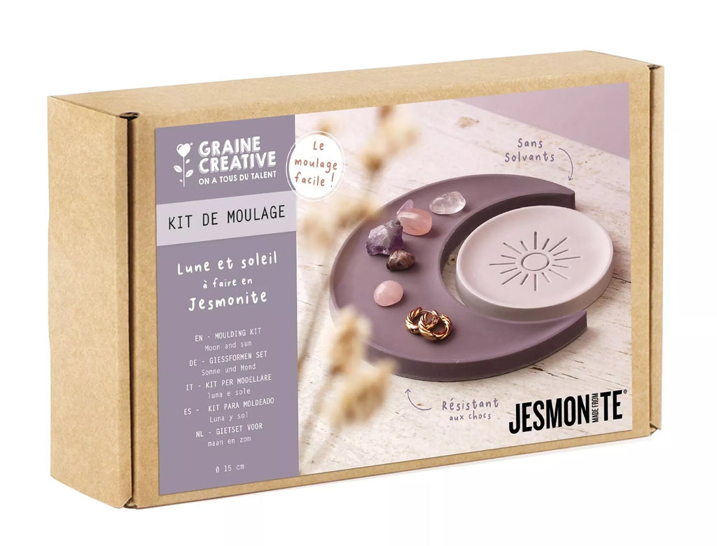 Kit Jesmonite - Lune et Soleil