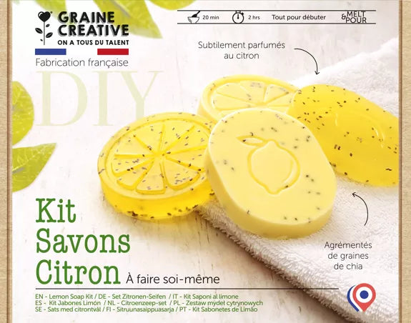 Kit Savons - Citron & Graines de Chia