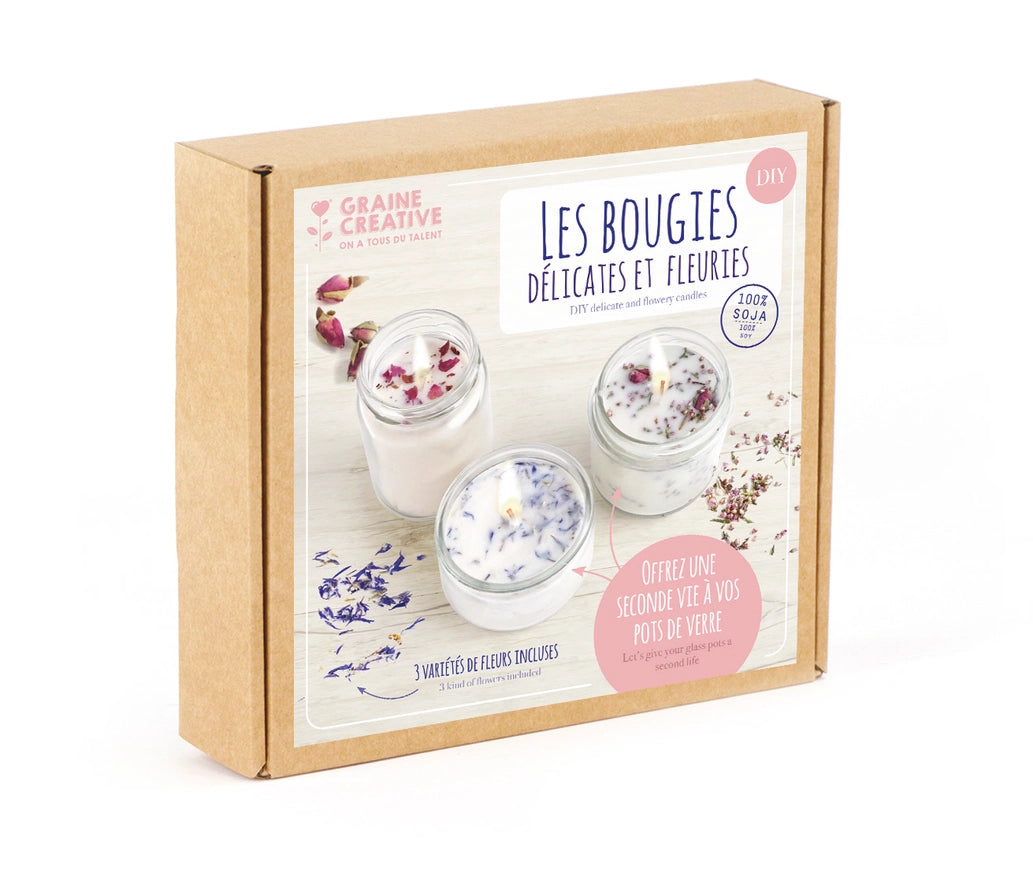 Kit Bougies - Bougies Fleuries