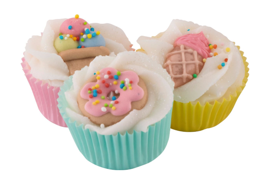 Mini Cupcakes de Bain/Douche Hydratants