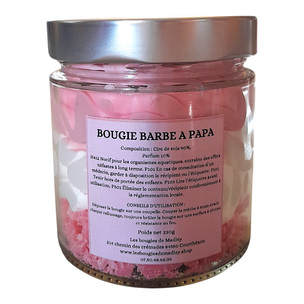 Bougie Barbe à Papa 230g