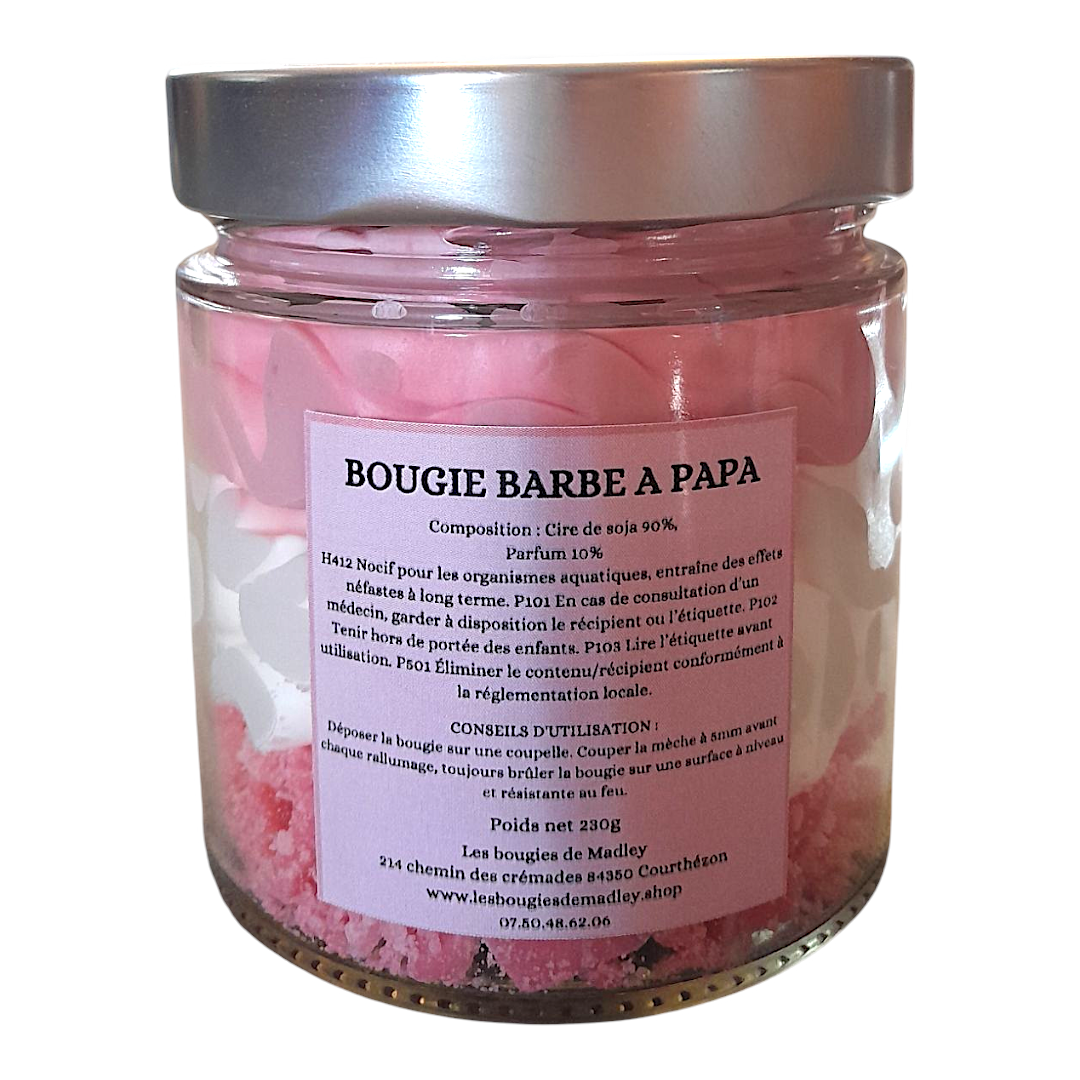 Bougie Barbe à Papa 230g